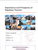 Importance and Prospects of Nepalese tourism