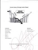 Current status of foreign trade of Nepal