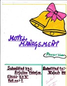 Project work of Hotel management XII
