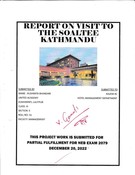 Report on visit to The Soaltee Kathmandu