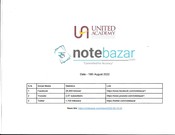 Note Bazar Press cutting