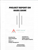 Project Report on Nabil Bank